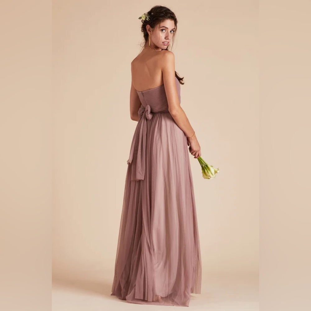Birdy Grey CHRISTINA CONVERTIBLE DRESS TULLE SANDY MAUVE NEW NWT MEDIUM WEDDING - Picture 3 of 6